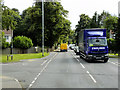 HGV on Norwich Road at Wroxham in NR12 8SQ