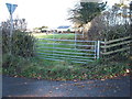 Field entrance off Kiln Lane in Morton Tinmouth