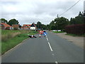 Roadworks on Mill Road (B1077) in IP22 2ED