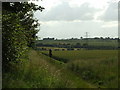 Horse and rider on the bridleway to Bradbury Farm in SG9 0NP