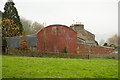 Corrugated metal barn at West Knitsley Grange in DH8 9EN