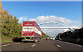 Cycle path overbridge by junction 29 in EX2 7ST