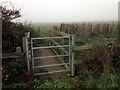 Gate and footbridge on the Trent Valley Way in NG24 1WN