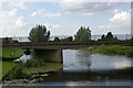 Road bridge over River Lark in Prickwillow