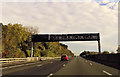 Gantry over the M5 near Hill Lane in BS21 6QT