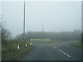 B1283 nears Easington Village Roundabout in SR8 3TX