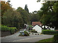 Road junction near Bowness-on-Windermere in LA23 3HT