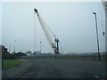 Barrack Street and cranes in SR1 1EY