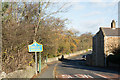 Road sign beside A691 entering Shotley Bridge in DH8 0HJ