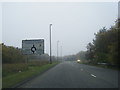 A195 nears Stephenson Roundabout in NE37 3DB