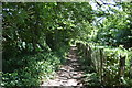 Footpath to the River Eden in TN11 8DJ