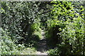 Footpath into the Eden Valley in TN11 8DJ