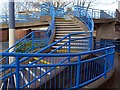 Footbridge, Longbenton Metro Station in NE12 8RY