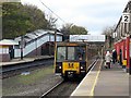 Train at Monkseaton Metro Station in NE26 3AQ