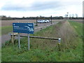 RSPB Ouse Fen Nature Reserve car park in Holywell-cum-Needingworth