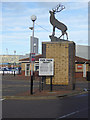 Hart sculpture at the Hartlepool Marina car park in TS24 0RA