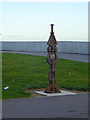 National Cycle Network milepost at Seaton Carew in TS25 1EA