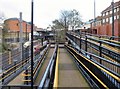 Pedestrian ramp at North Shields Metro Station in NE29 6SF