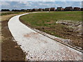 New footpath at Stantonbury Park in MK14 6FQ