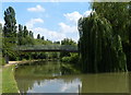 Footbridge No 79c crossing the Grand Union Canal in MK14 5PR