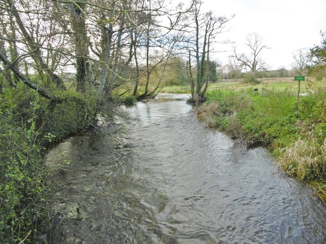 Bradford Peverell, River Frome in DT2 9SG