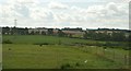 Farmland and fence by the Midland Main Line in LE18 3US