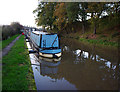 Narrow boats, Shropshire Union Canal in CW6 9QB