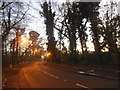 Sunset over Warren Lane, Stanmore in HA7 4WH