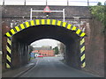 B4550 Brickfields Road Worcester Railway Bridge in WR4 9LW
