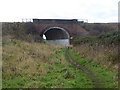 Railway bridge at the head of Limekiln Gill in TS27 4BE