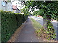 Path along Manor Road in Fenny Stratford in MK2 2LG