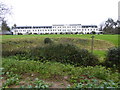The Arundel Wing of Tortington Manor seen from the footpath in Arun District