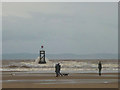 Walking the dogs, Crosby Beach in L22 7RS