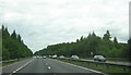 M3 motorway passing through Itchen Wood in SO21 1PP