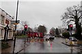 Hazel Grove traffic lights in SK7 6AA
