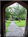 View from the South Porch of St John the Baptist Church in SP8 5HF