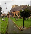 Churchyard path to St Mary Magdalene, Albrighton in WV7 3LJ