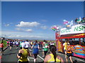 Near the end of the Great North Run 2015 at The Leas, South Shields in NE34 7JE
