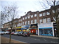Parade of shops on Joel Street, Northwood Hills in HA5 3YQ