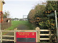 Public footpath to Great Brickhill Cricket Club in MK17 9AG