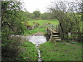Footbridge and Ford, Ridingmill Burn in NE44 6JB