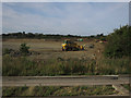 Bulldozer by the busway in CB24 8QH