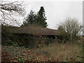 Barn with corrugated iron roof in Whitfield