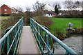 Footbridge over the river Erewash, Stapleford in NG9 8GF