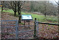 Entrance to Branches Fork Meadows Nature Reserve in NP4 6QY