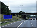 Eastbound M62, Whitehall Road West Bridge in BD19 4BH