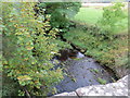 Spithope Burn from A68 road bridge at Byrness in NE19 1TS