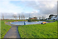 Pond, Bath Road Recreation Ground in SO41 5SD