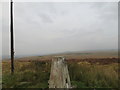 Moorland view from Blakeman's Law Triangulation Pillar in NE19 1HE