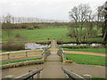 Footbridge over the River Tove in NN12 6AF